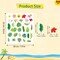 600-Piece Tropical Flowers and Leaves Stickers for Kids – Palm Leaf and Hibiscus Stickers for Crafts, Hawaiian Summer Party Decorations, and DIY Projects